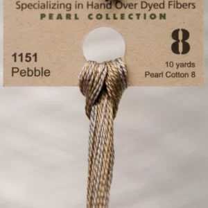 Pearl Cotton 8 1151 Pebble Weeks Dye Works 
