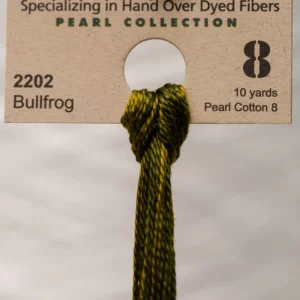Pearl Cotton 8 2202 Bullfrog Weeks Dye Works