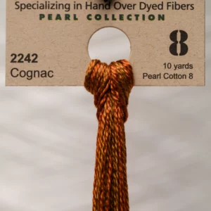 Pearl Cotton 8 2242 Cognac Weeks Dye Works 