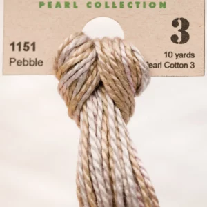 Pearl Cotton 3 1151 Pebble Weeks Dye Works