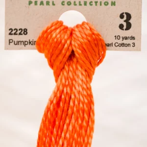 Pearl Cotton 3 2228	Pumpkin Weeks Dye Works