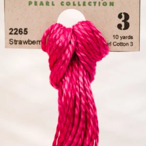 Pearl Cotton 3 2265 Strawberry Fields Weeks Dye Works
