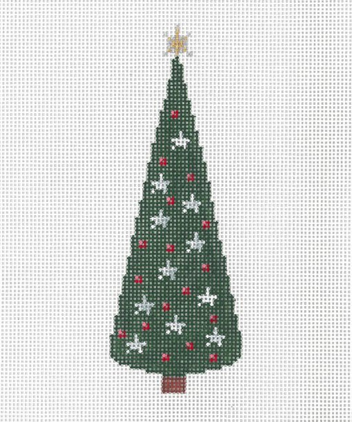 Christmas Tree B 2 x 5.25 18 Mesh Once In A Blue Moon By Sandra Gilmore 18-993B