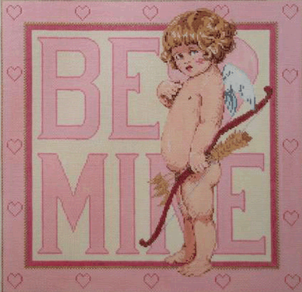 Be Mine 12 x 12 18 Mesh Once In A Blue Moon By Sandra Gilmore 18-154