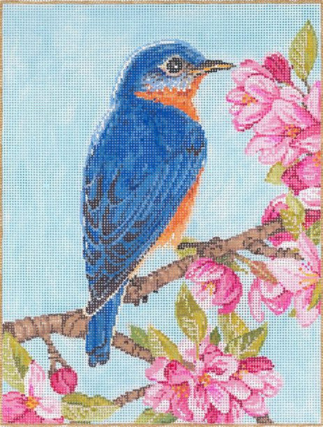 Bluebird 6.75 x 9  18 Mesh Once In A Blue Moon By Sandra Gilmore 18-1101