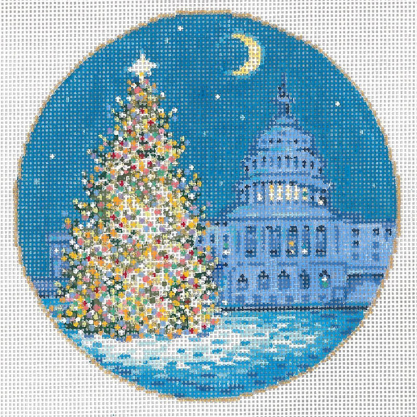 DC Tree 5.25 dia.  18 Mesh Once In A Blue Moon By Sandra Gilmore 18-1065