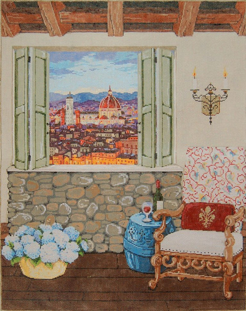 Firenze View 16 x 20 18 Mesh Once In A Blue Moon By Sandra Gilmore 18-918