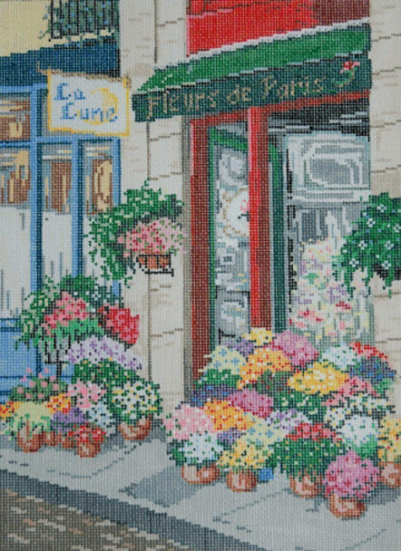 Fleurs de Paris 10.75 x 8  18 Mesh Once In A Blue Moon By Sandra Gilmore  18-586