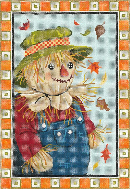 Hickory Scarecrow 7 x 10 18 Mesh Once In A Blue Moon By Sandra Gilmore 18-934