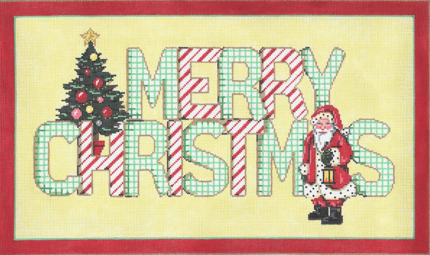 Mini Merry Christmas 10 x 17 18 Mesh Once In A Blue Moon By Sandra Gilmore 18-524