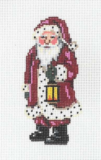 Mini Claus Santa 3 x 5   18 Mesh Once In A Blue Moon By Sandra Gilmore 18-522