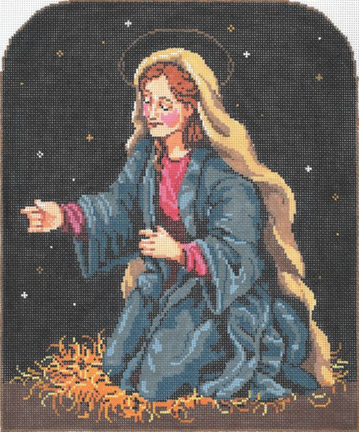 Mary 10.5 x 12 16 Mesh Once In A Blue Moon By Sandra Gilmore 16-129