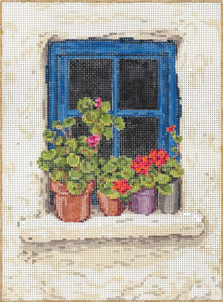 Kerry Windowsill 6 x 8 18 Mesh Once In A Blue Moon By Sandra Gilmore 18-989