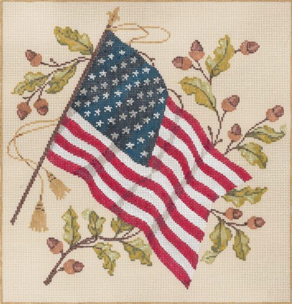 Old Glory 10 x 10 18 Mesh Once In A Blue Moon By Sandra Gilmore 18-1076