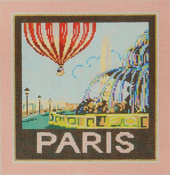 Paris 8.5 x 8.5 18 Mesh Once In A Blue Moon By Sandra Gilmore 18-881