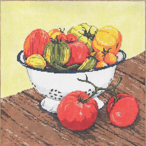 Tomatoes 10 x 10  18 Mesh Once In A Blue Moon By Sandra Gilmore 18-809 