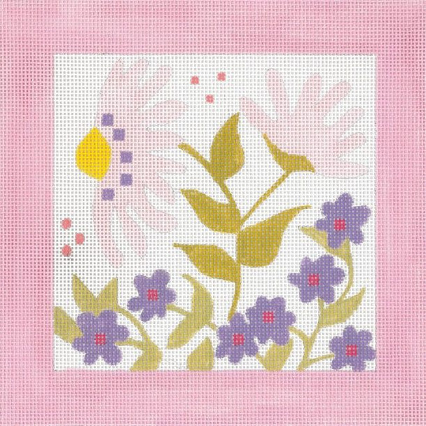 PS19B Pastel Pink Window – Dahlia 16 Mesh  8” x 8” Machelle Somerville