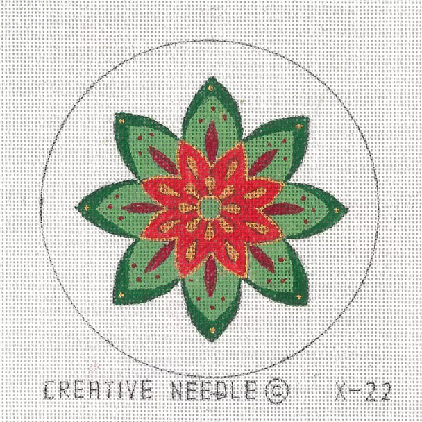 X-22 Christmas Stars 18 ct., 3.5″ diameterCreative Needle