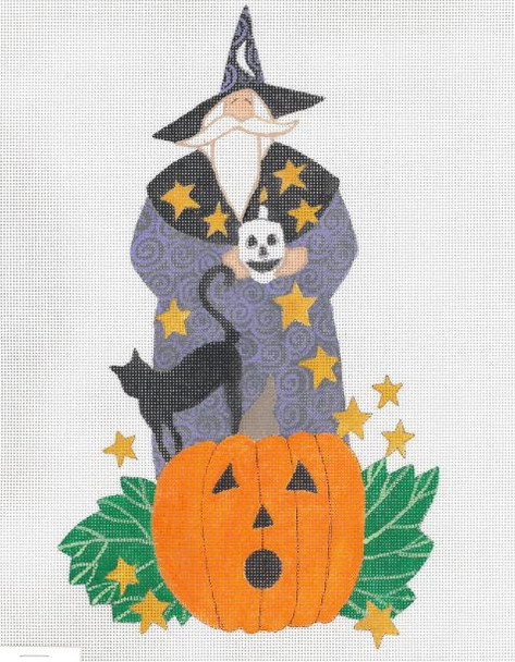 CB-110 The Happy Halloween Santa 18g, 7” x 11.5” CURTIS BOEHRINGER