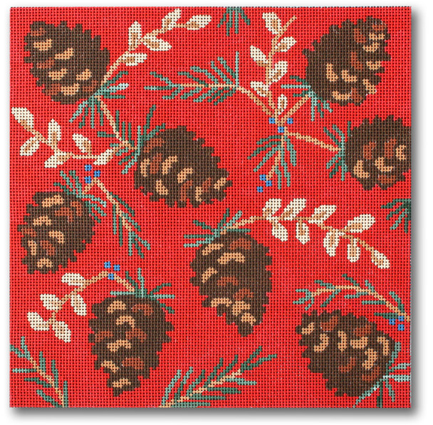 LM-PL 52 Ruby Pinecone 10” 13 Mesh Laura Megroz