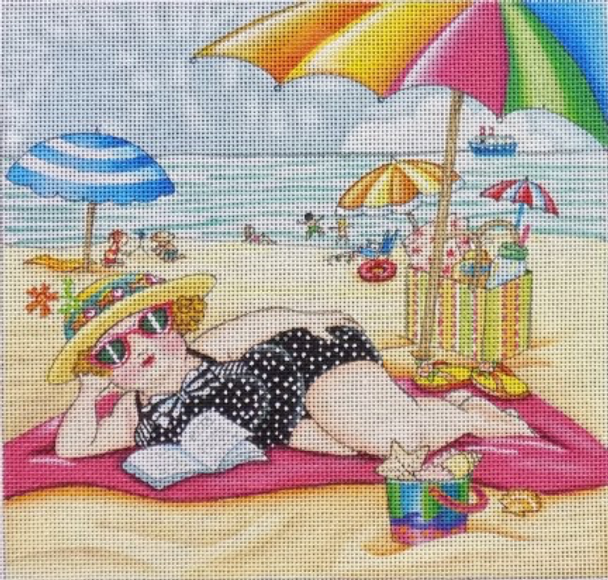 ME-BH08 At the Seaside 8 x 8 18 Count Mary Engelbreit