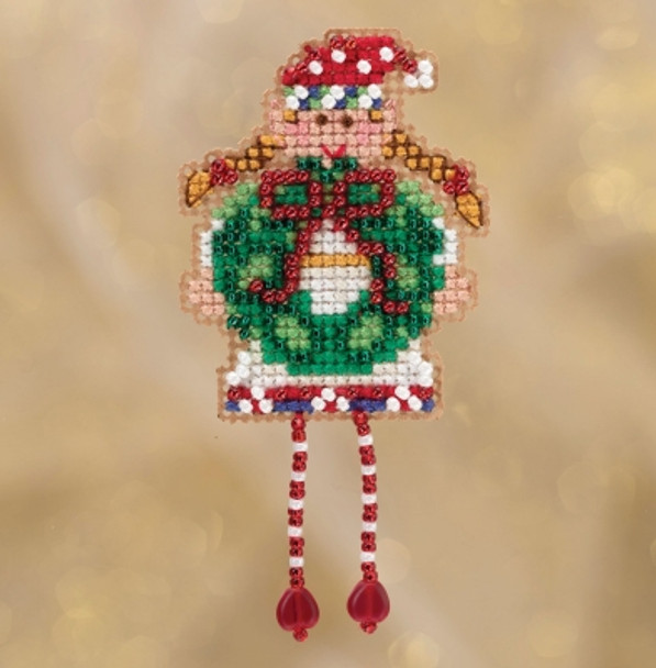 MH181832 Mill Hill Seasonal Ornament Kit Holli Elf (2018)