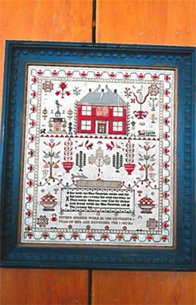 Esther Iddison 1834 Sampler 280h x 239w by Chessie & Me 18-1568