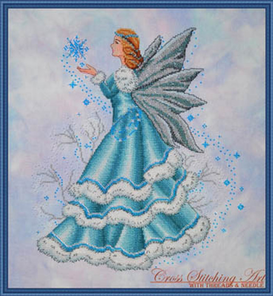 Celine The Winter Fairy 178w x 200h Cross Stitching Art 13-2748