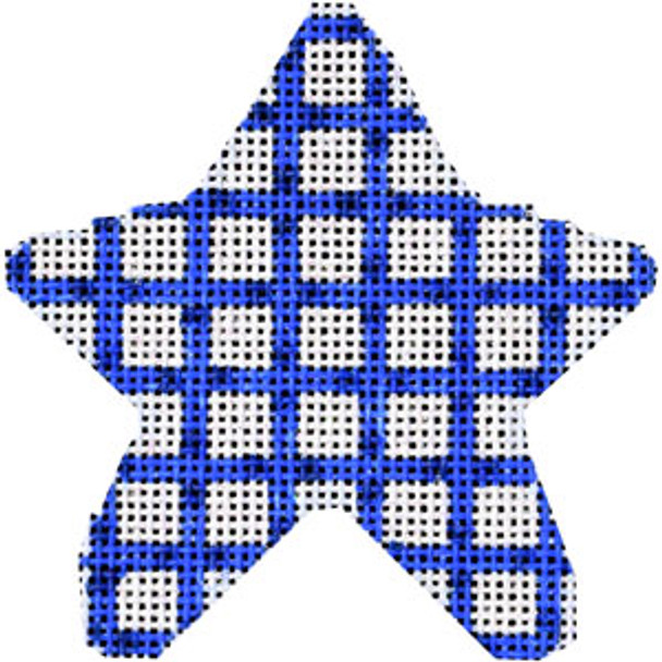 CT-2005B Blue Woven Mini Star 3x3  18 Mesh Associated Talents 
