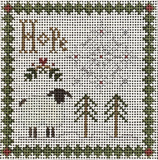 EWE-578	Hope©Little House Needleworks		4 3/4 x 4 7/8 13 MeshEwe And Eye