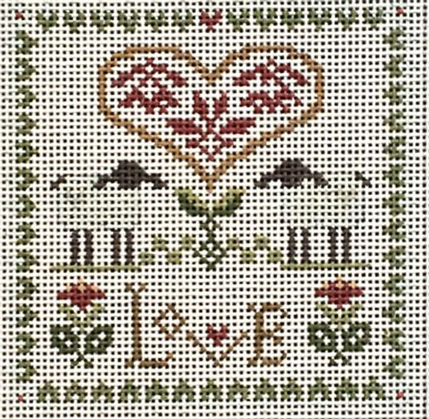 EWE-579	Love©Little House Needleworks		5 x 5  13 Mesh Ewe And Eye