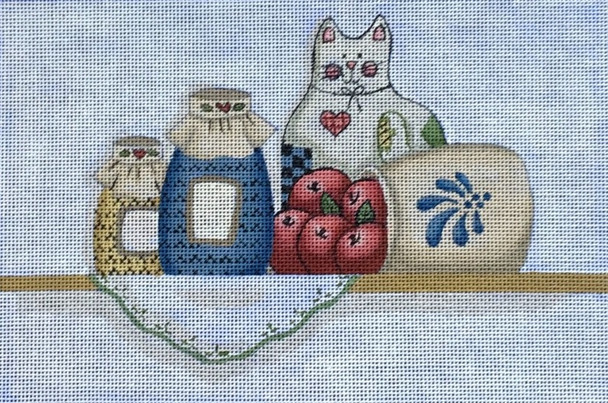 EWE-592	Jam Cat©Debbie McMaster		9 x 6	  18 Mesh Ewe And Eye