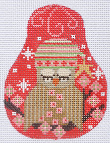 CH-209 Owl Pear 3 x 4 18  Mesh CH Designs