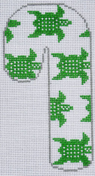 LN-52 Sea Turtle Candy Cane 2 3⁄4x 5 1⁄4 18 Mesh ELLE B DESIGNS Danji Designs
