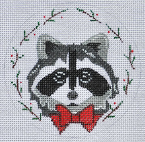 ZIA-83 Raccoon Ornament 4” Round 18 Mesh ZIA DESIGNS Danji Designs