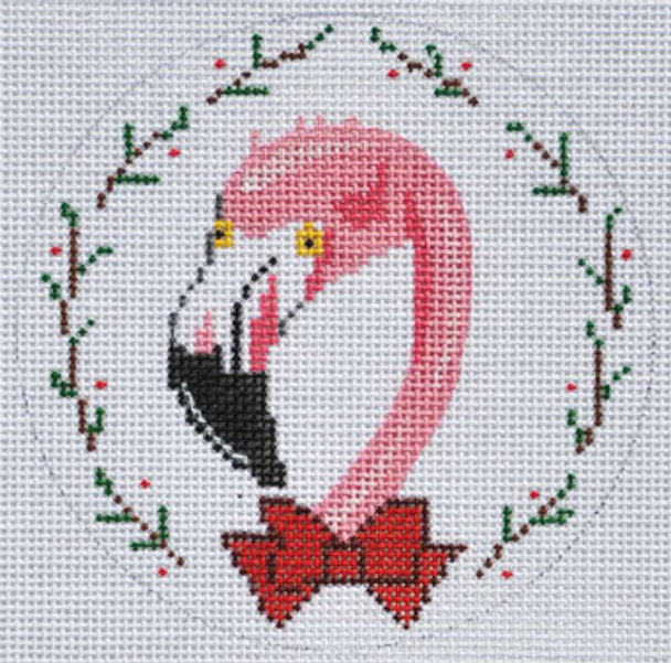 ZIA-85 Flamingo Ornament 4” Round 18 Mesh ZIA DESIGNS Danji Designs