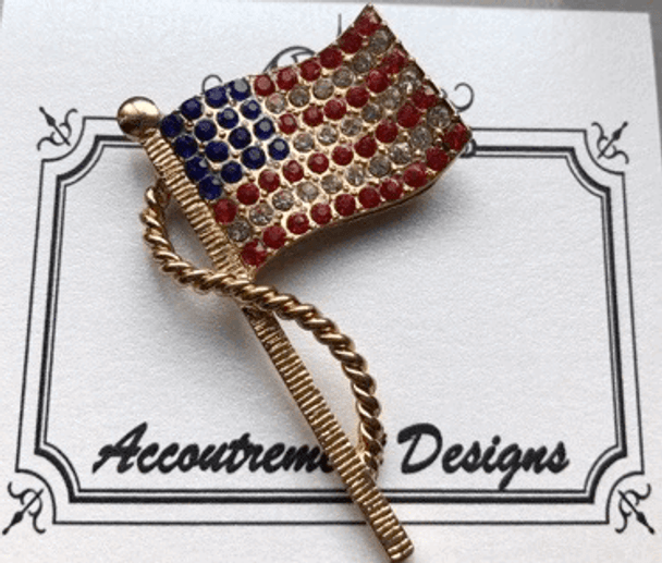 USA PATRIOTIC Flag Needle Minder Magnet Monster Accoutrement Designs