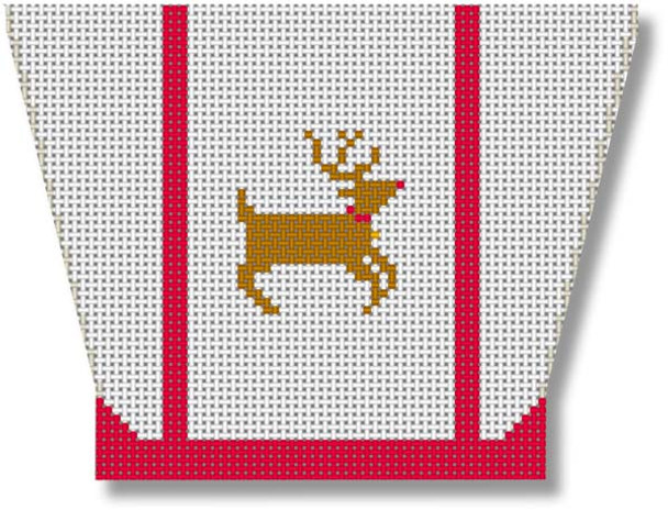 EG-XO 18 Gift Bag - Reindeer Mesh 4.25 x 3" 18 Mesh Eddie & Ginger