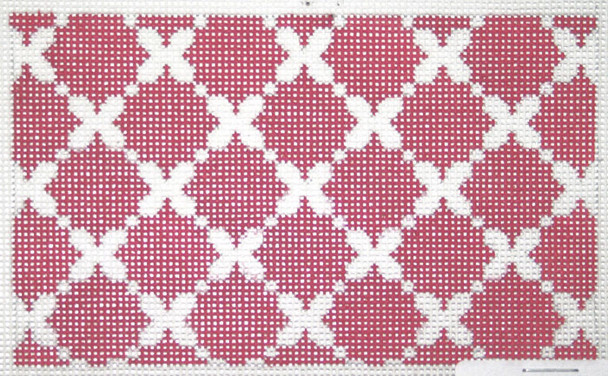 SOS5016 Pink Mosaic Tiles 18 Mesh 5.25in x 3in BD Size Son of a Stitch Designs