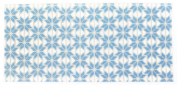 SOS6014 Blue & Silver Bursts 18 Mesh 8.5in x 3.5in - LEE BR Size Son of a Stitch Designs