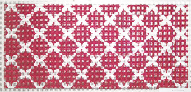 SOS6016 Pink Mosaic Tiles 18 Mesh 8.5in x 3.5in - LEE BR Size Son of a Stitch Designs