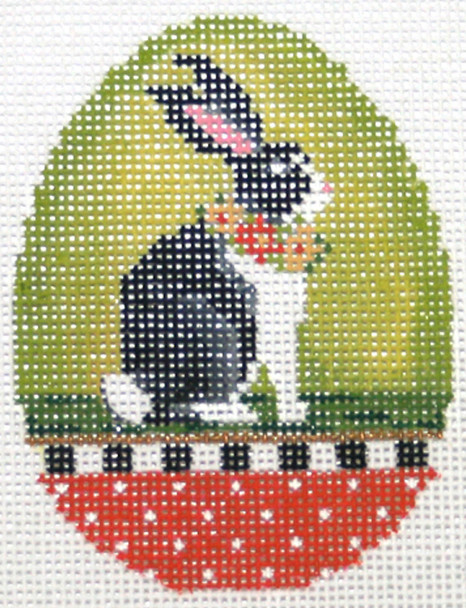 KEA26-18 Chartreuse Mama Rabbit Egg 2.5" x 3.25", 18 Mesh KELLY CLARK STUDIO, LLC