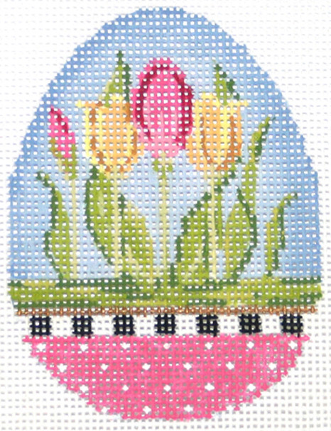 KEA29-18 Tulip Garden Egg 2.5" x 3.25", 18 Mesh KELLY CLARK STUDIO, LLC