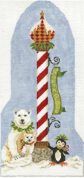 KANP02-18 The North Pole 5.5" x 12", 18 Mesh KELLY CLARK STUDIO, LLC