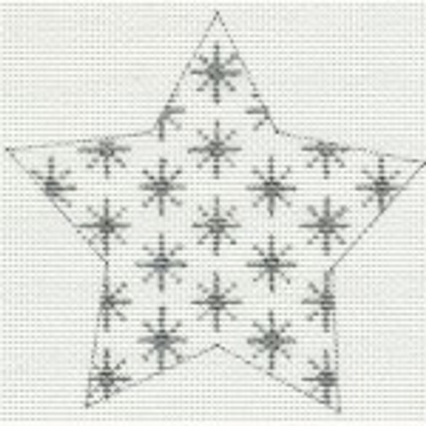 Wg11433A Lisa's Star - Silver 5"   18 ct  Whimsy And Grace ORNAMENT 