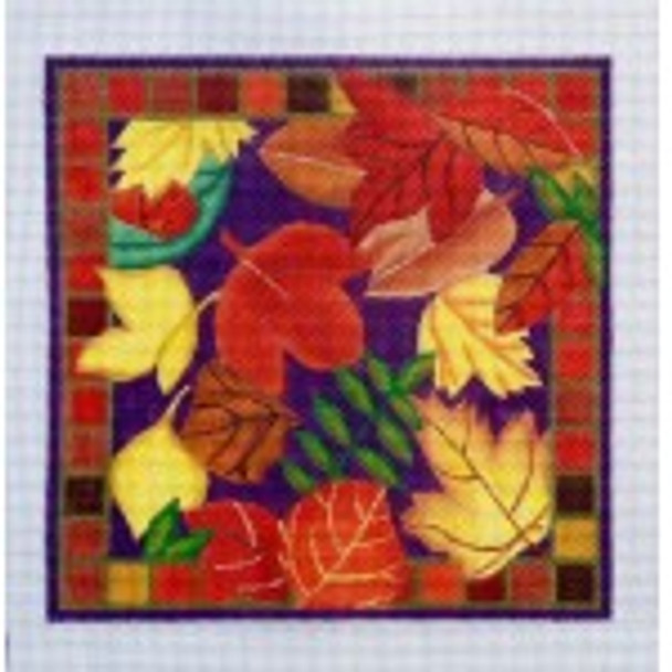 Wg12338  Autumn Leaves 71/2X71/2 13ct Whimsy And Grace