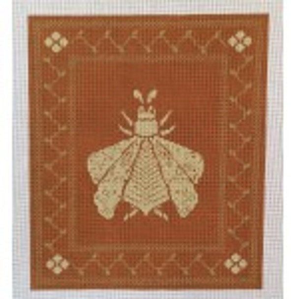 wg12170 13 ct N's Bee Toffee & Cream 14 1/2 sq 13 ct  Whimsy And Grace Coasters