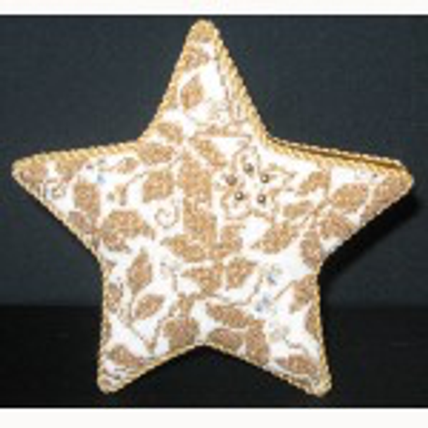 Wg11821 Teri's Tree Topper - Gold10" 18 ct With Gold and Crystals Whimsy And Grace Shown Finished