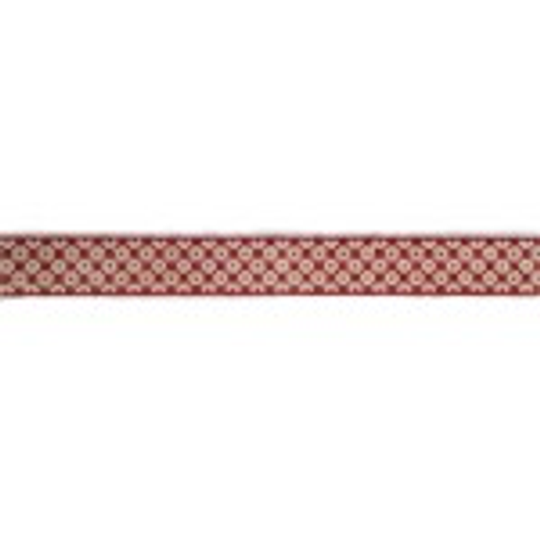 Wg12735 Red & Ivory Diamond gusset for sm star 1 X 20 18ct  Whimsy And Grace