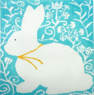 BF829 Cottontail-Aqua 12x12 13 Count Birds Of A Feather